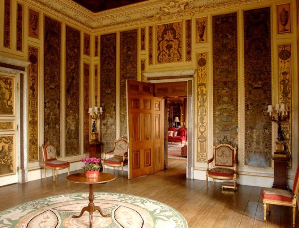 Downton Abbey Interior Decor Behind the Set Music Room highclere Castle